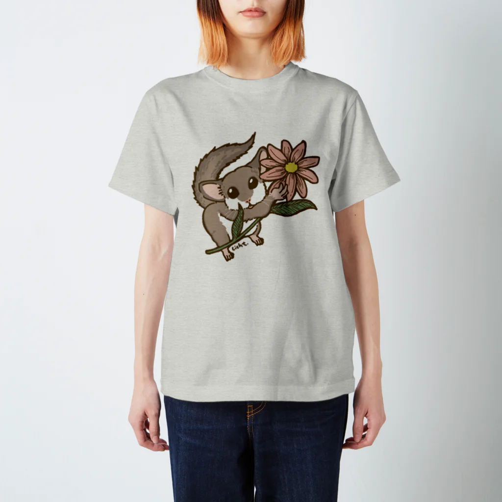 Lichtmuhleの一輪のお花とアフリカヤマネ Regular Fit T-Shirt