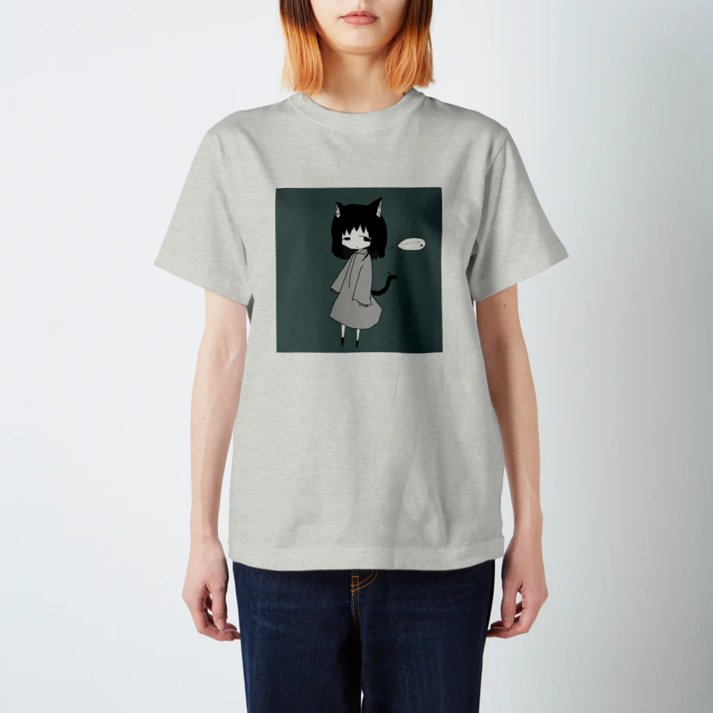 おもちのさなぎ。のねこ スタンダードTシャツ