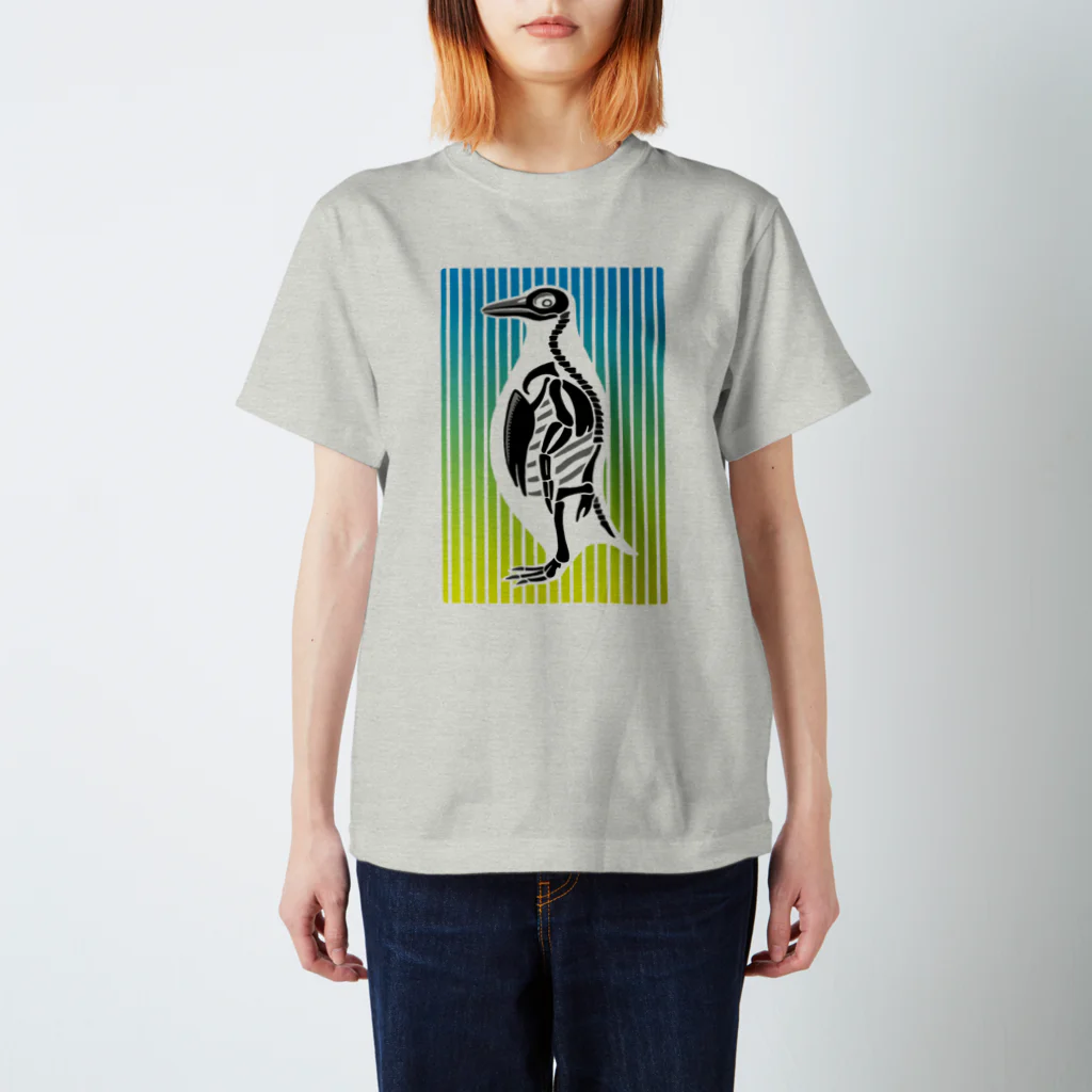 やまもりのPenguin's skeleton Regular Fit T-Shirt