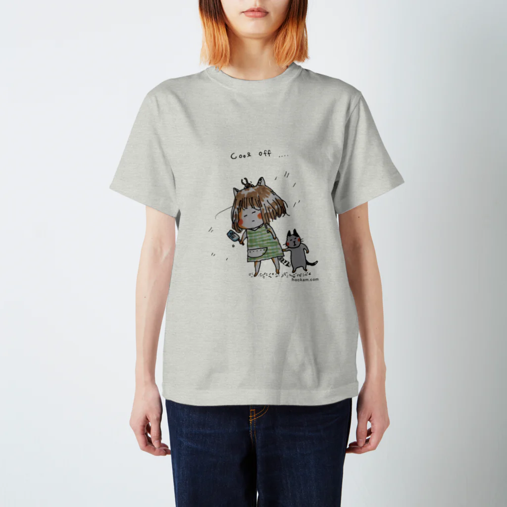 ほっかむねこ屋（アトリエほっかむ）のcool off Regular Fit T-Shirt