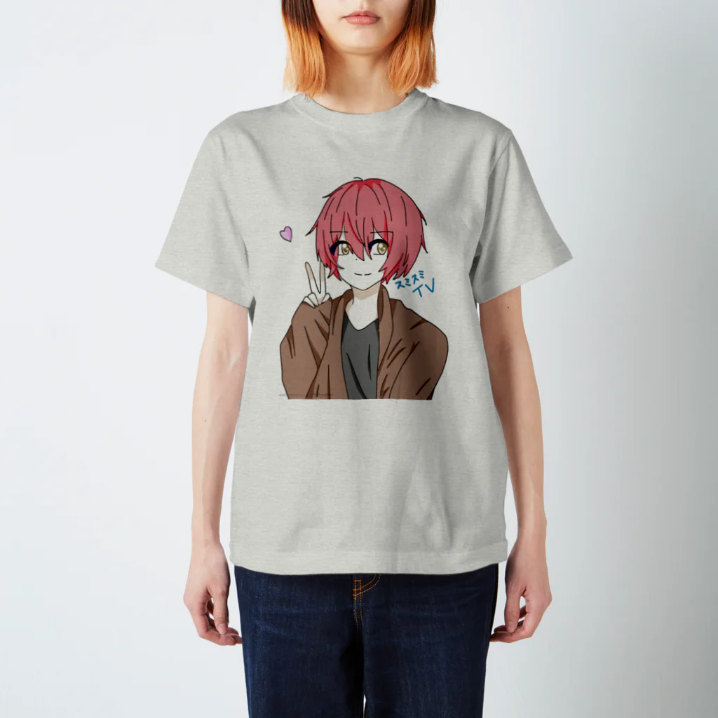 スミスミTVのスミちゃんのグッズ スタンダードTシャツ