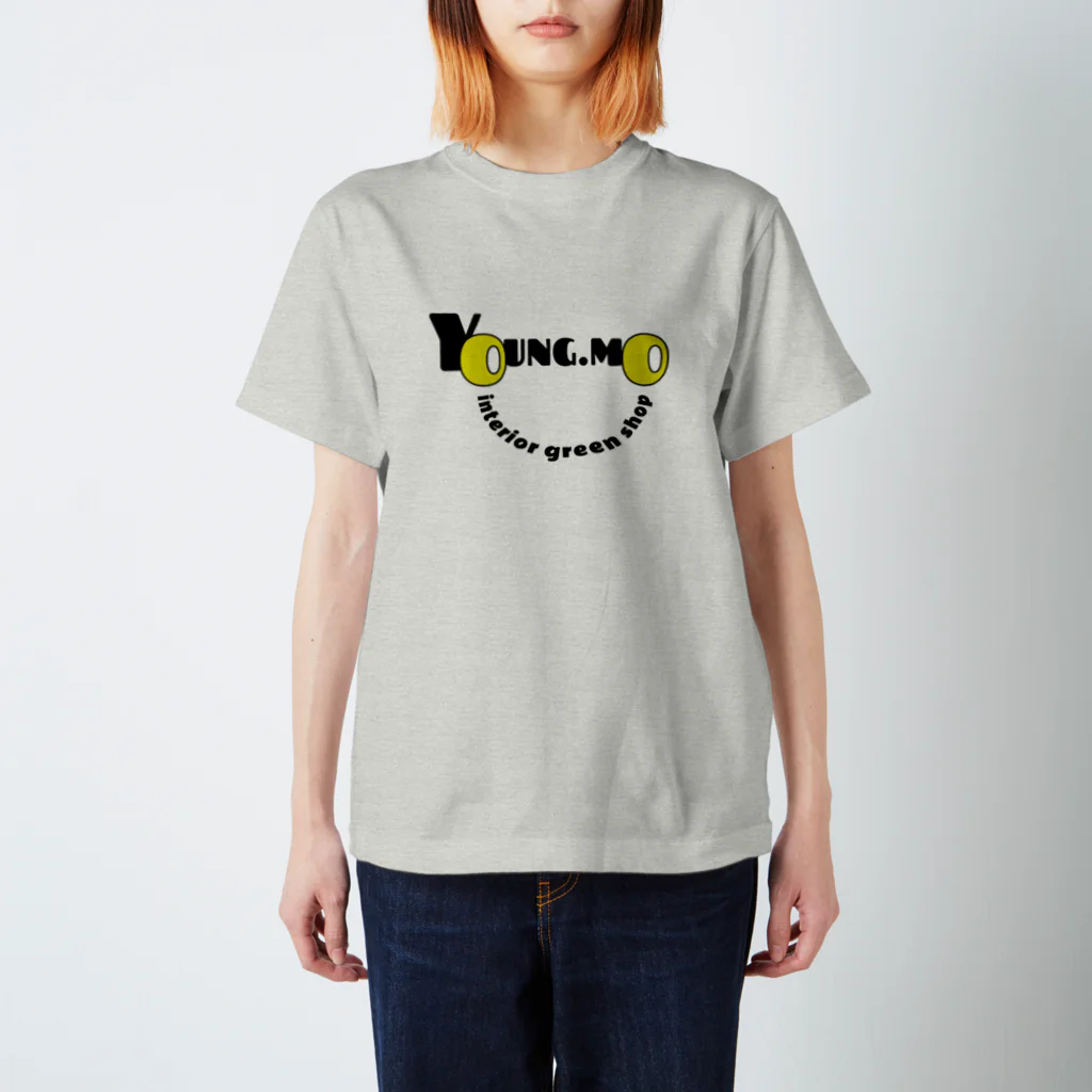 young.moのSMILE WHITE スタンダードTシャツ