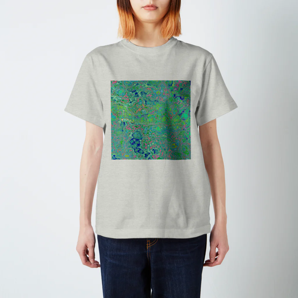 水草のミント色の夢 スタンダードTシャツ