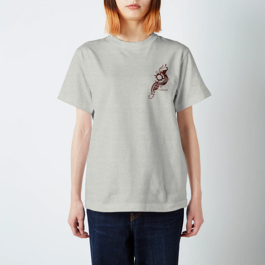 Smoking-Apparelの月と太陽 Regular Fit T-Shirt