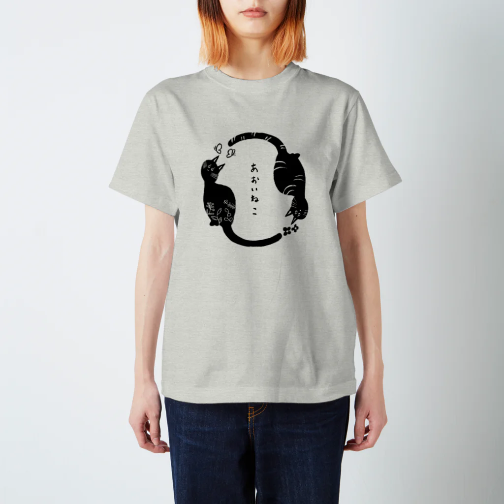 aoineko_otaruのあおいねこ 2 猫 Regular Fit T-Shirt