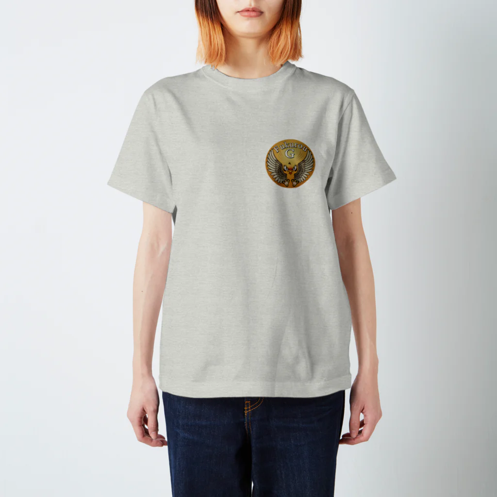 Fukurou-Gの梟丸紋 スタンダードTシャツ