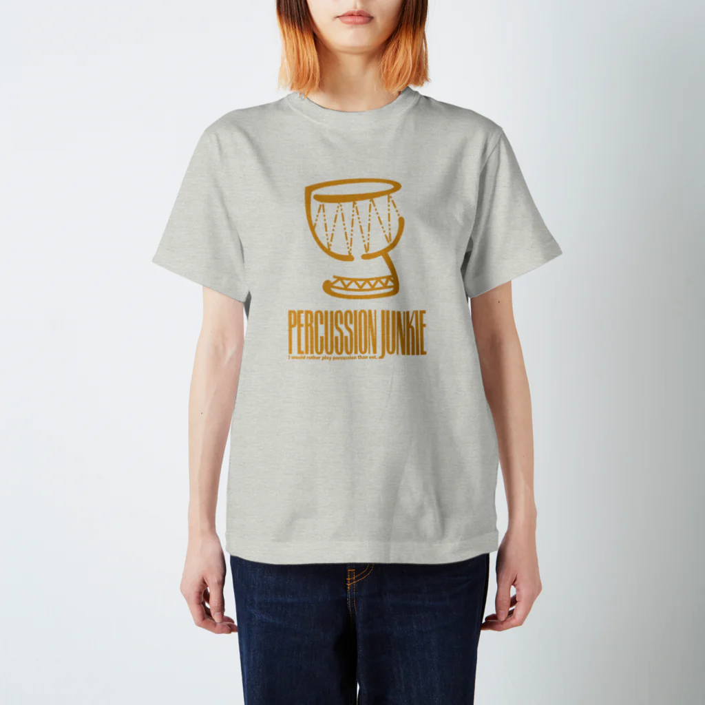 percussion junkieのpercussion junkie スタンダードTシャツ