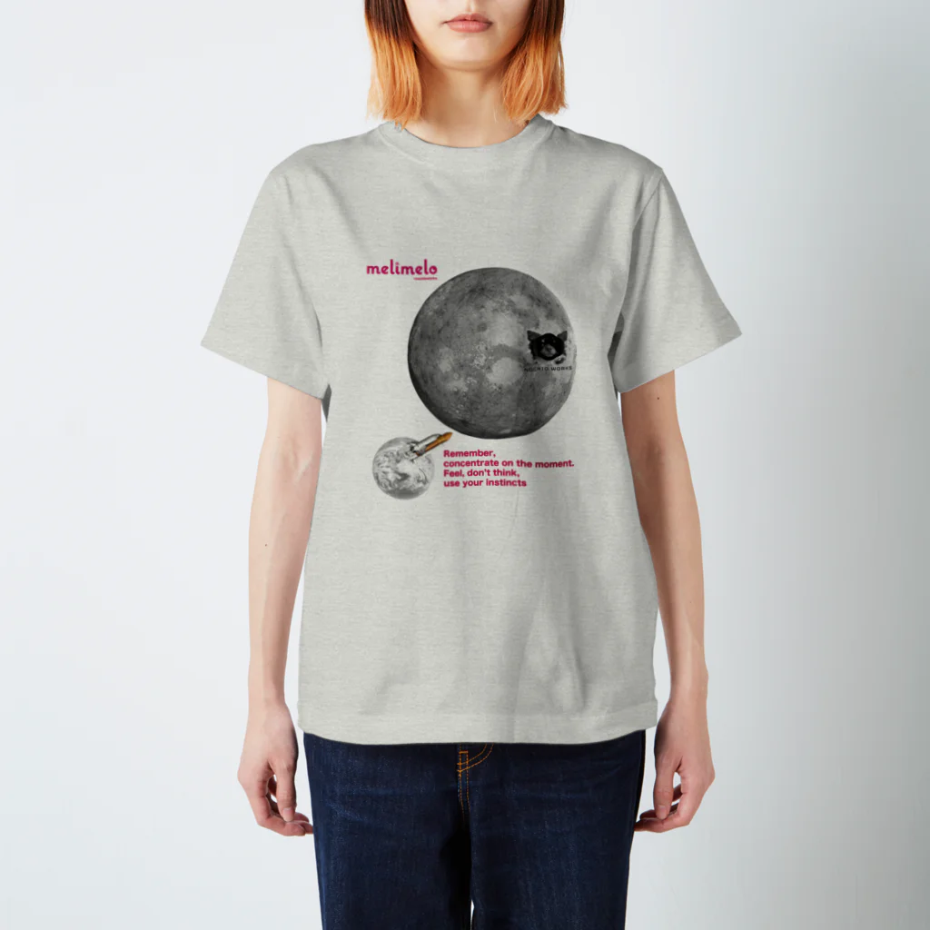 nochio worksのMOON2 スタンダードTシャツ