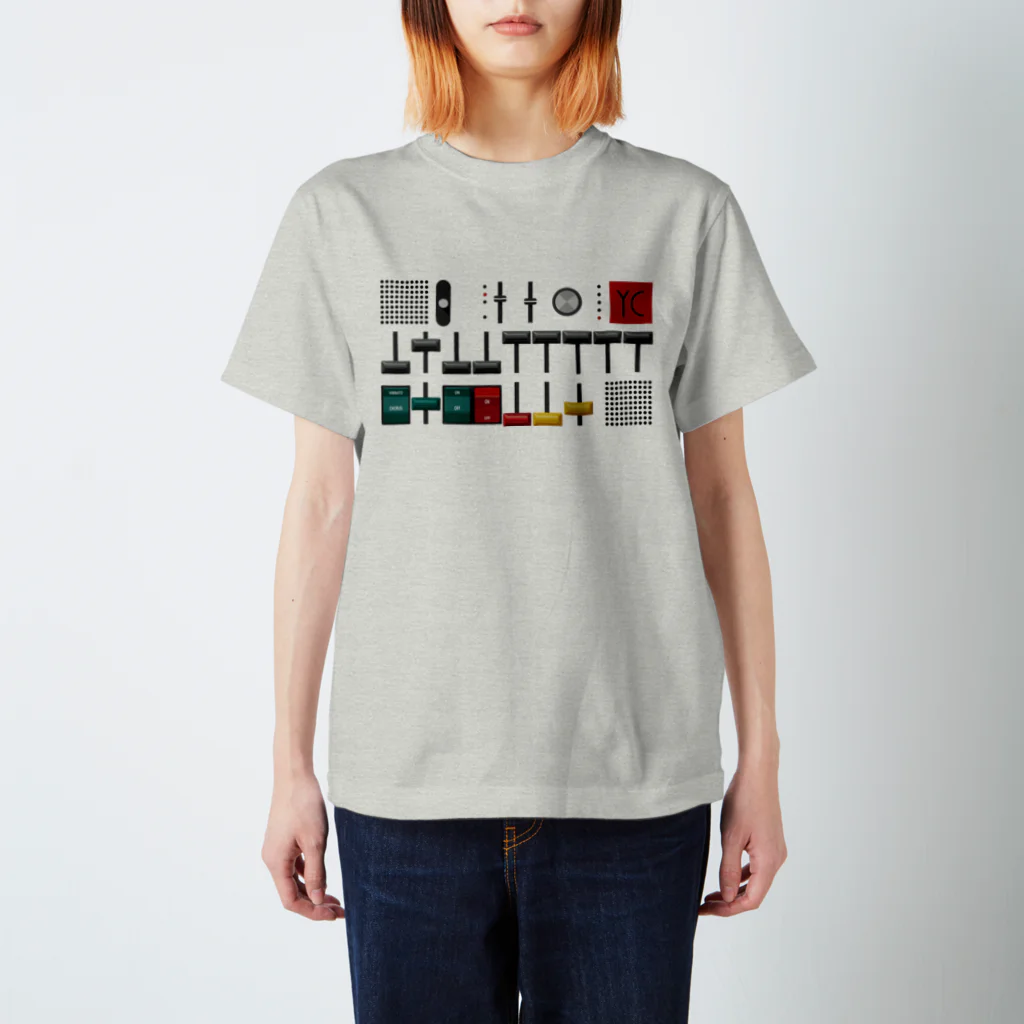 あおいろらじおのYAMAHA reface YC slider スタンダードTシャツ