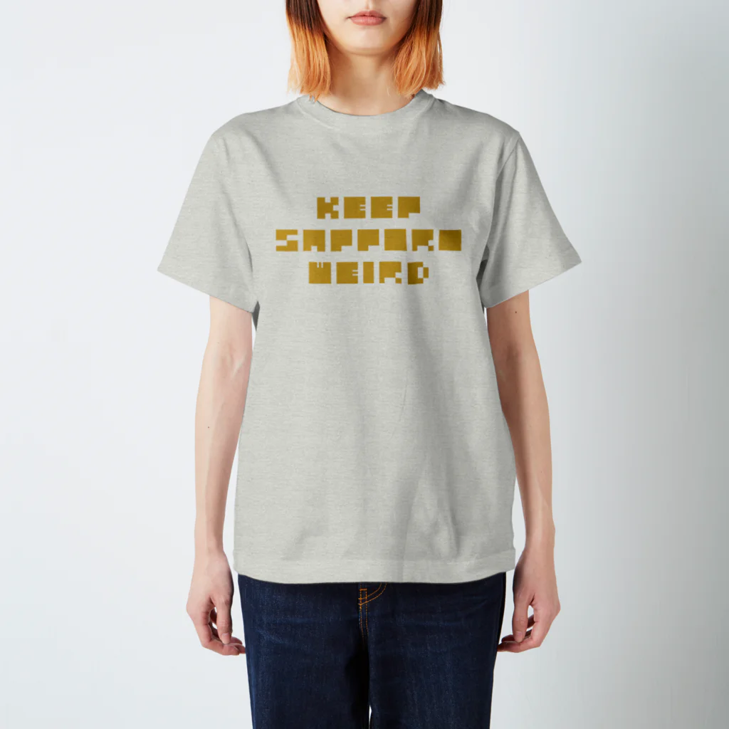 Mediumbuddha Sound WorksのKEEP SAPPORO WEIRD Regular Fit T-Shirt