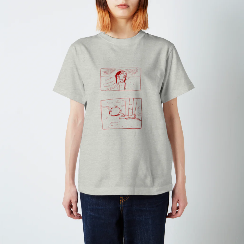 桜のフグ スタンダードTシャツ