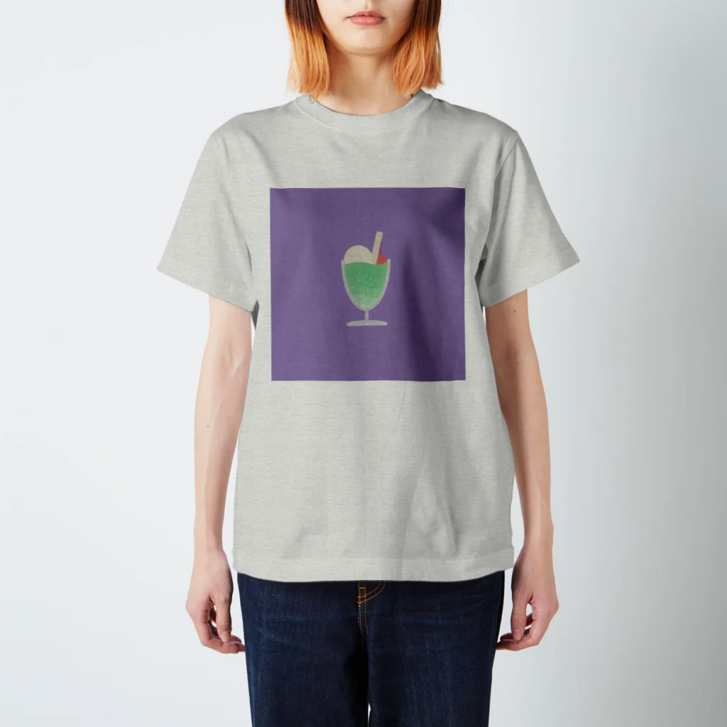 ゲンのしゅわしゅわ、クリームソーダ スタンダードTシャツ