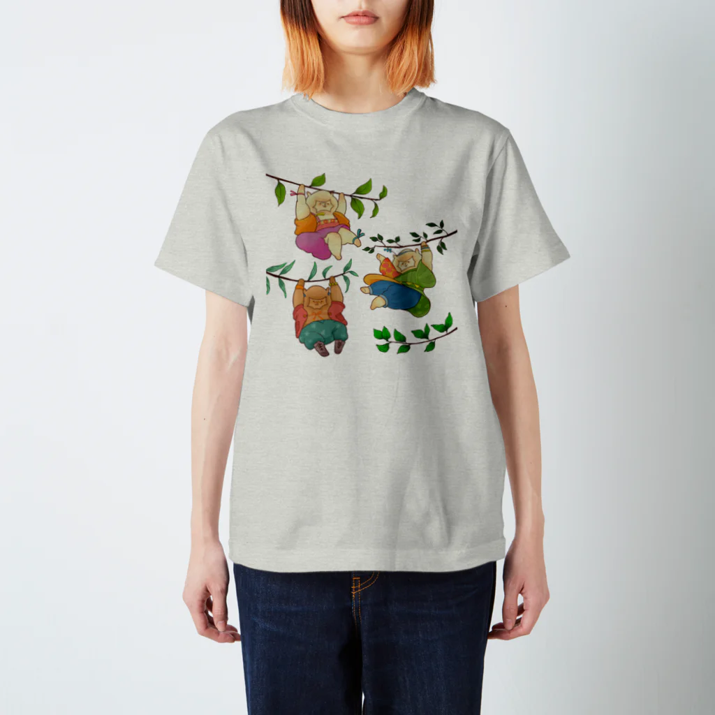 アルパカぼくじょうのぶらさがり3びき Regular Fit T-Shirt