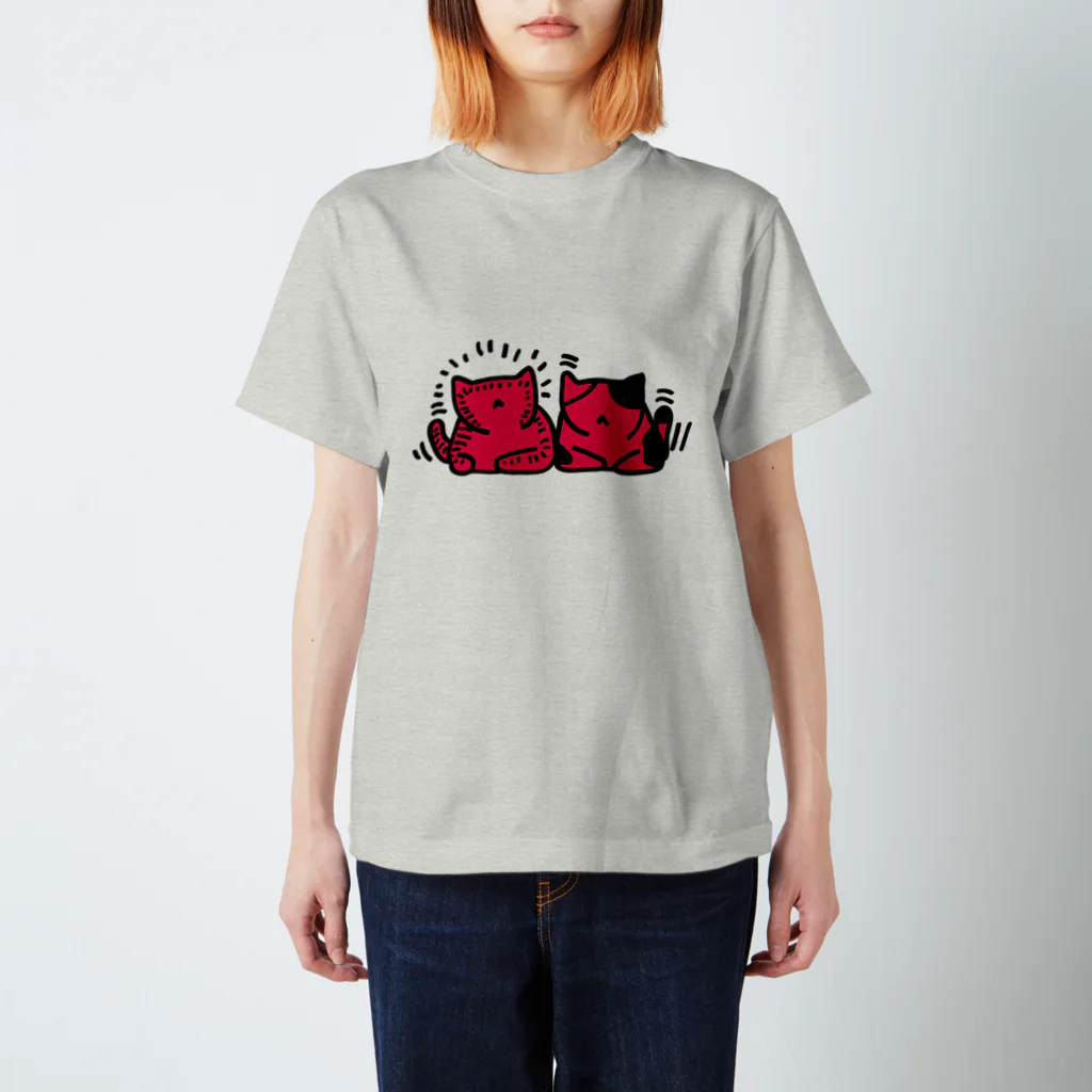 necoichiの仲良し猫 Regular Fit T-Shirt