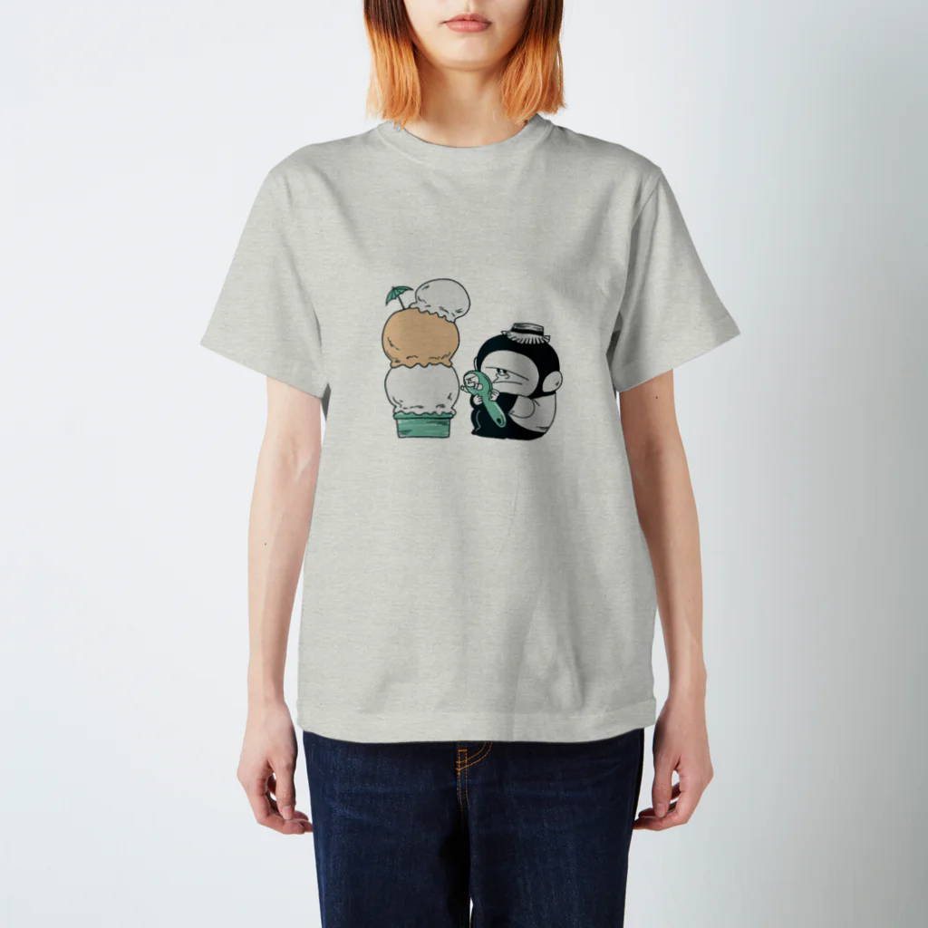 MINI BANANA ゴリラの親子のMINI BANANA Regular Fit T-Shirt