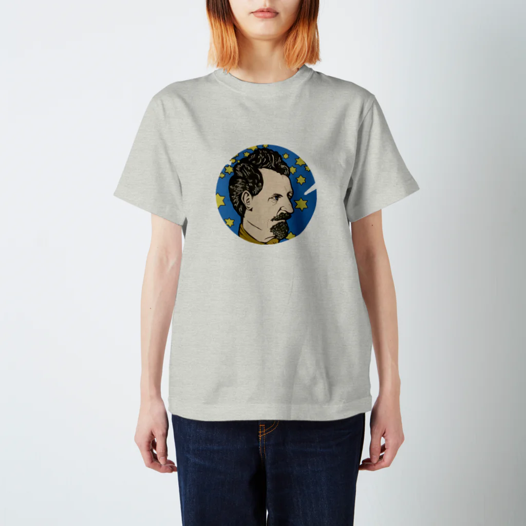 KOUTA TANIGUCHIのアルフォンス・ミュシャの似顔絵 スタンダードTシャツ
