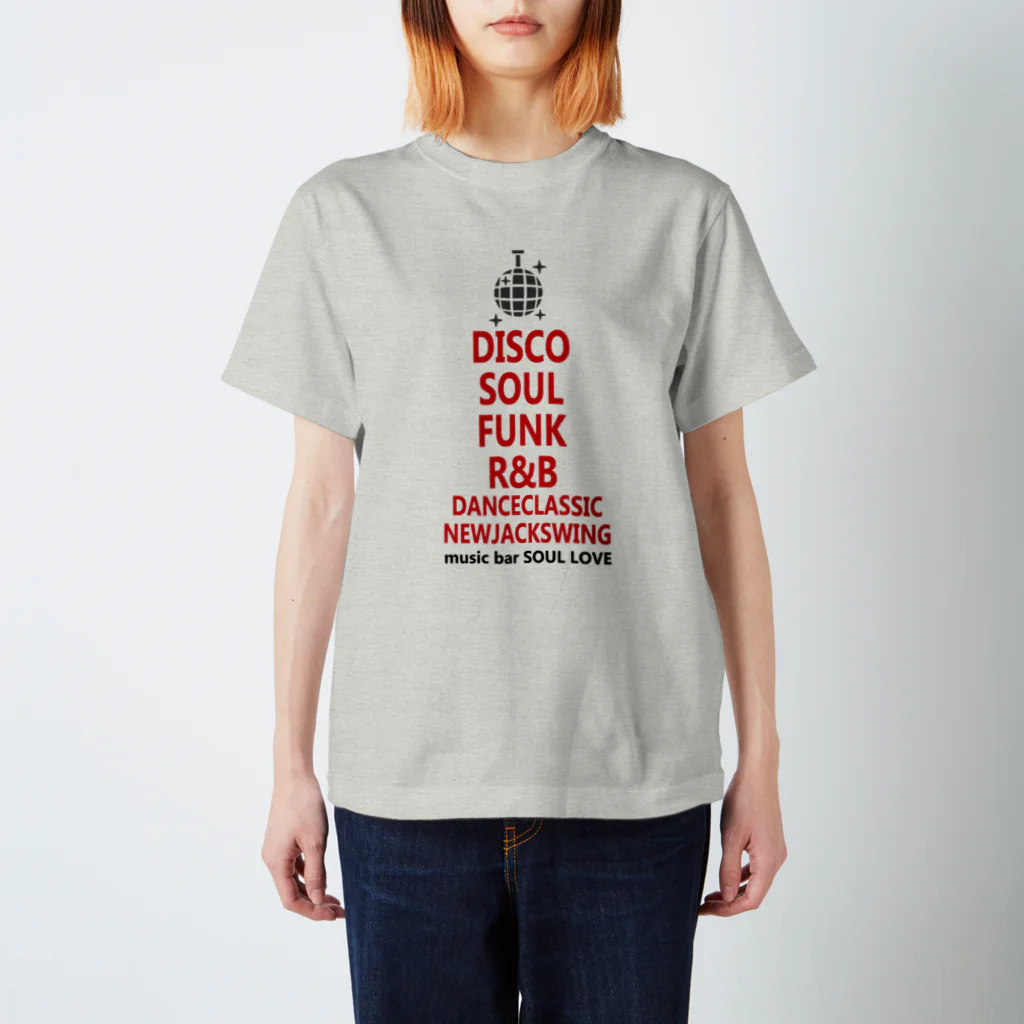 music bar SOUL LOVEのSOUL LOVE　MOJI スタンダードTシャツ