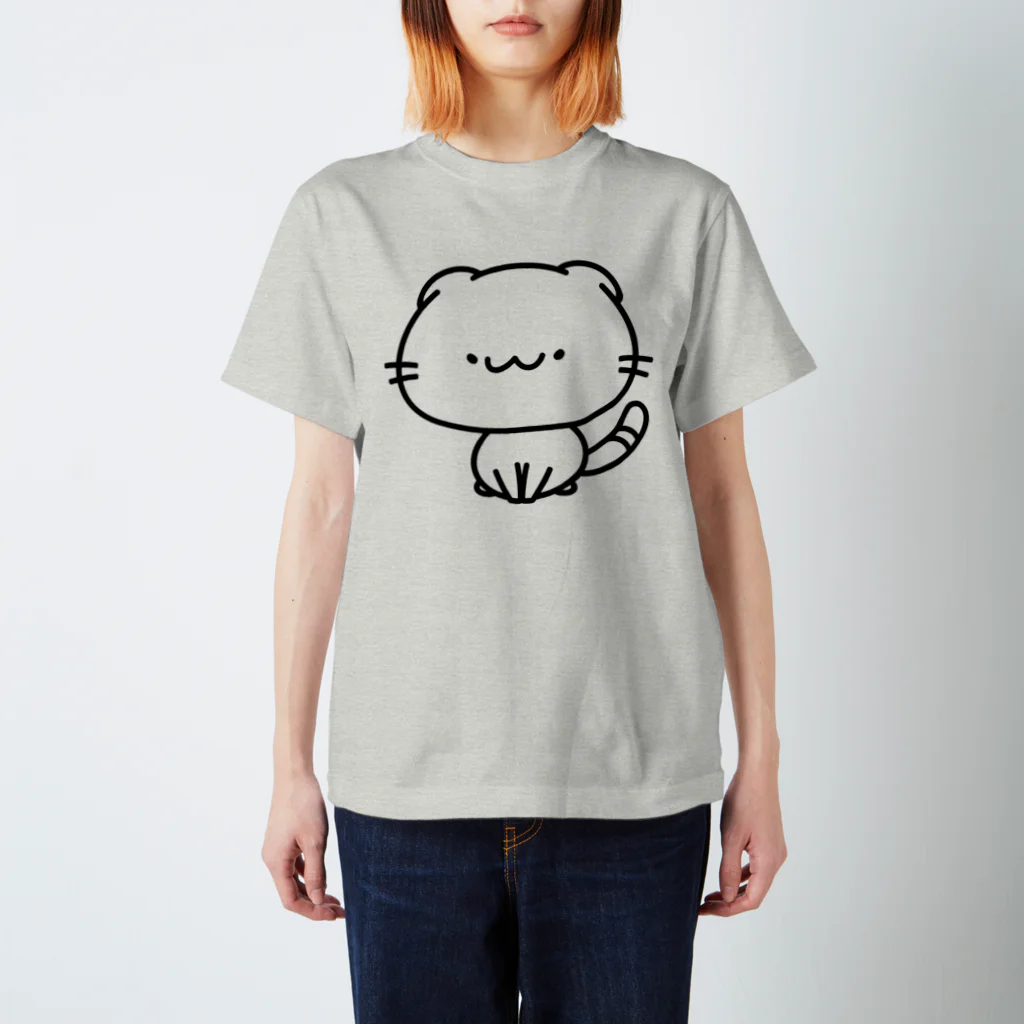 つむチャンネル＠まんまる猫のつりめのつむシリーズ Regular Fit T-Shirt