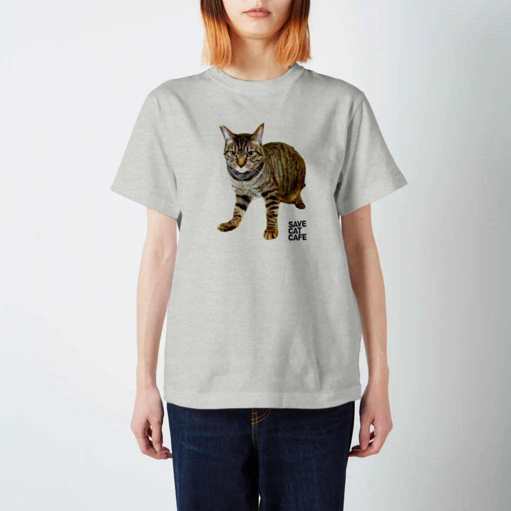 SAVE CAT CAFEのてっちゃん Regular Fit T-Shirt
