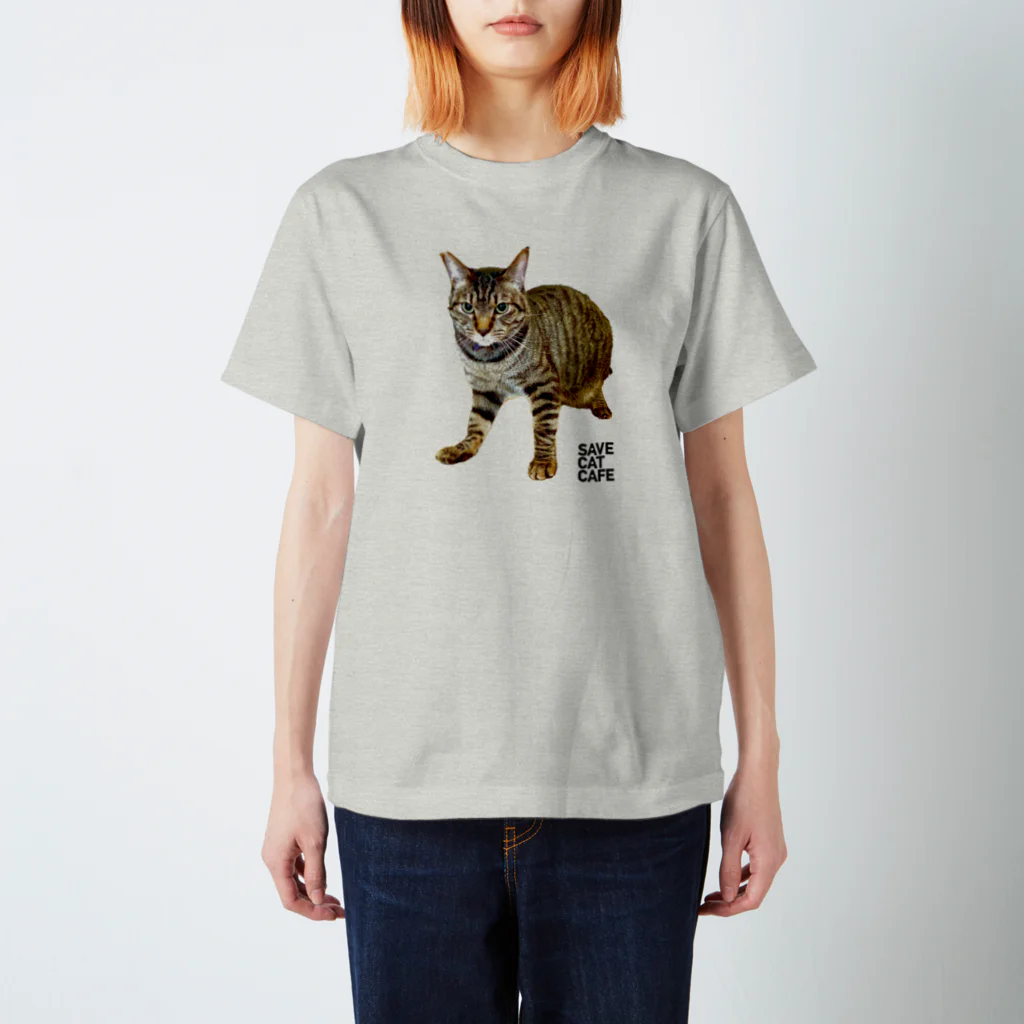 SAVE CAT CAFEのてっちゃん スタンダードTシャツ