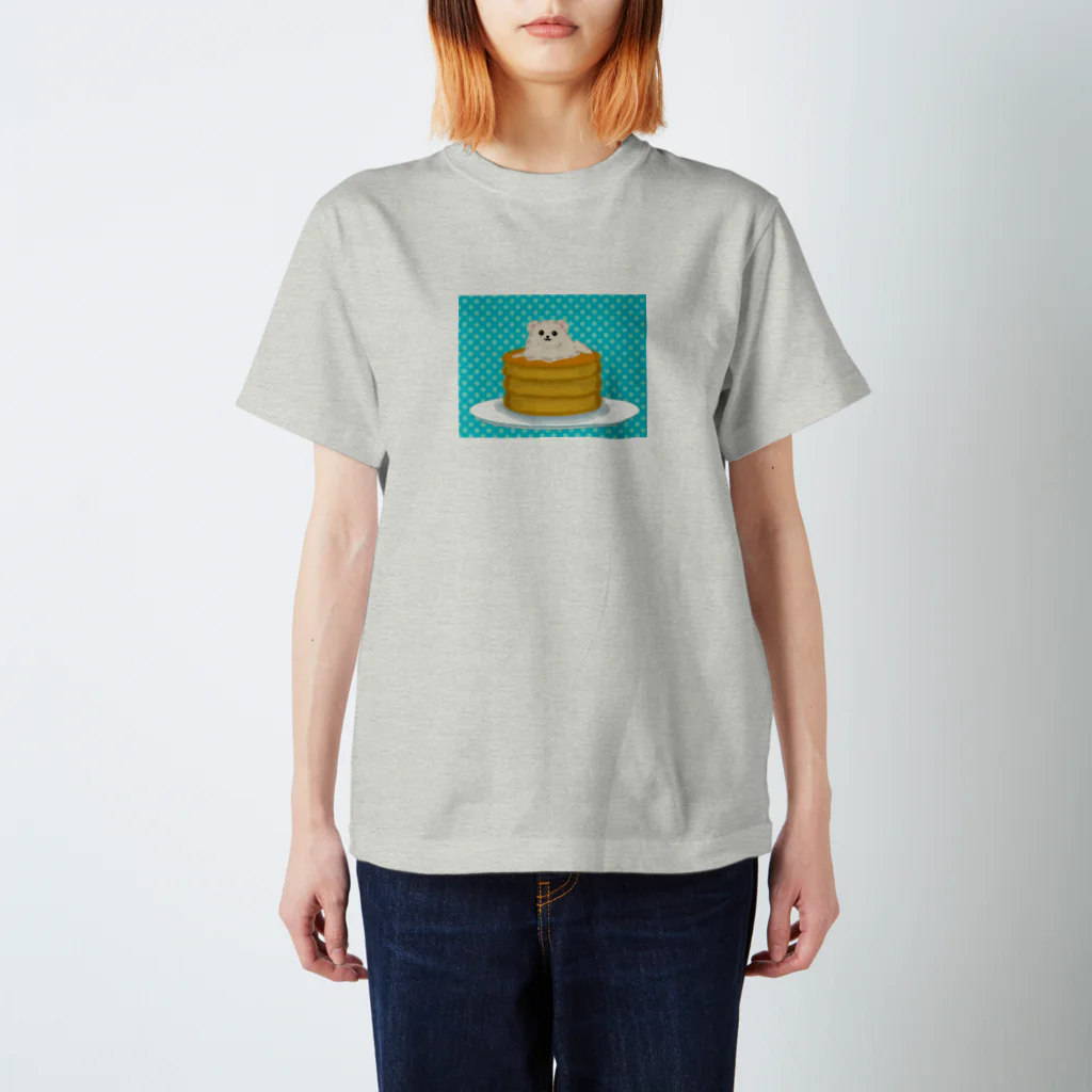 からっぽのオーブンのホットケーキポメ スタンダードTシャツ