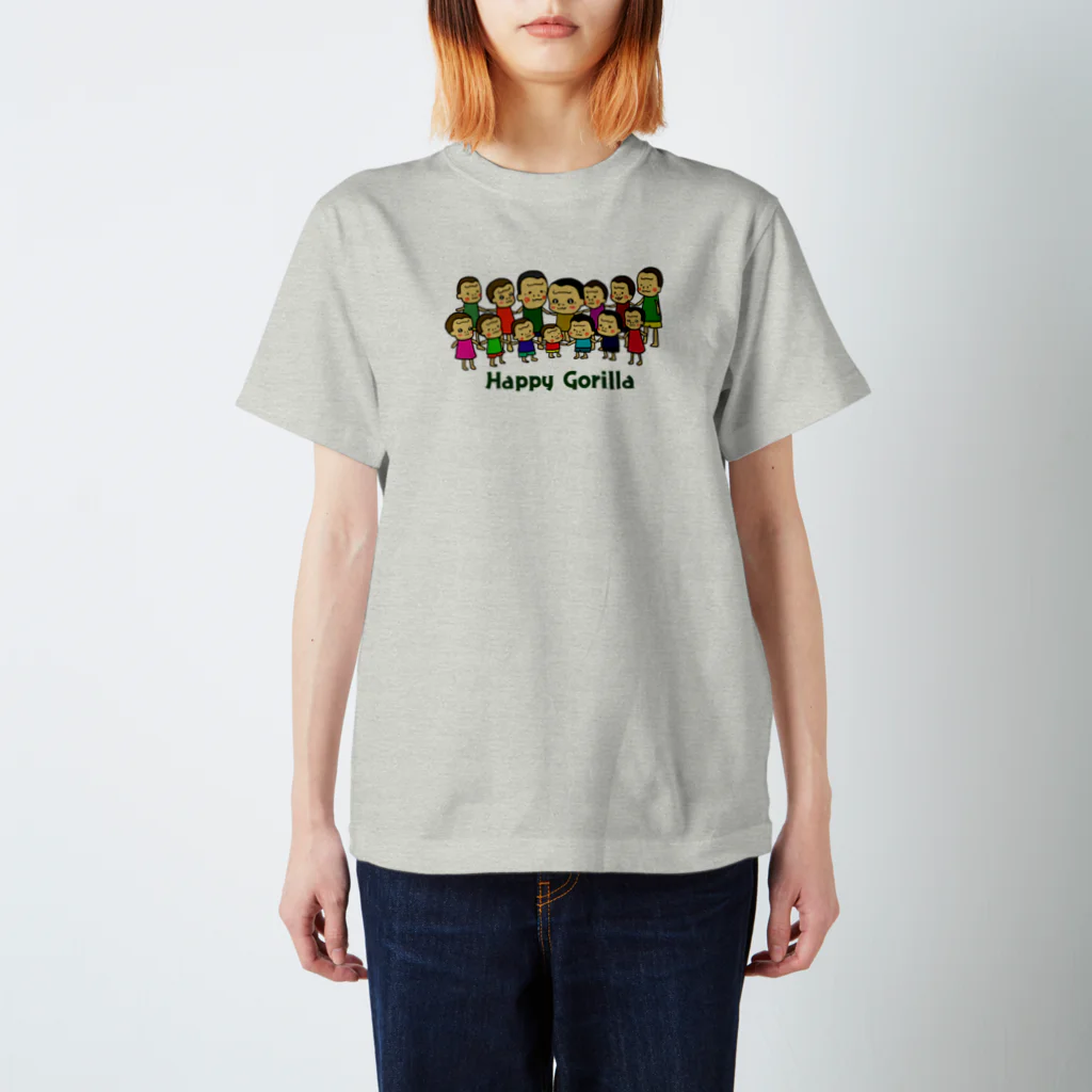 HappyGorillaのハッピーゴリラ　祖父母 Regular Fit T-Shirt