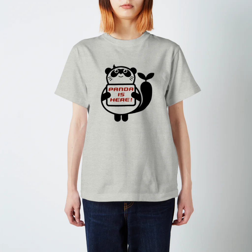 GraphicersのI am a PANDA スタンダードTシャツ