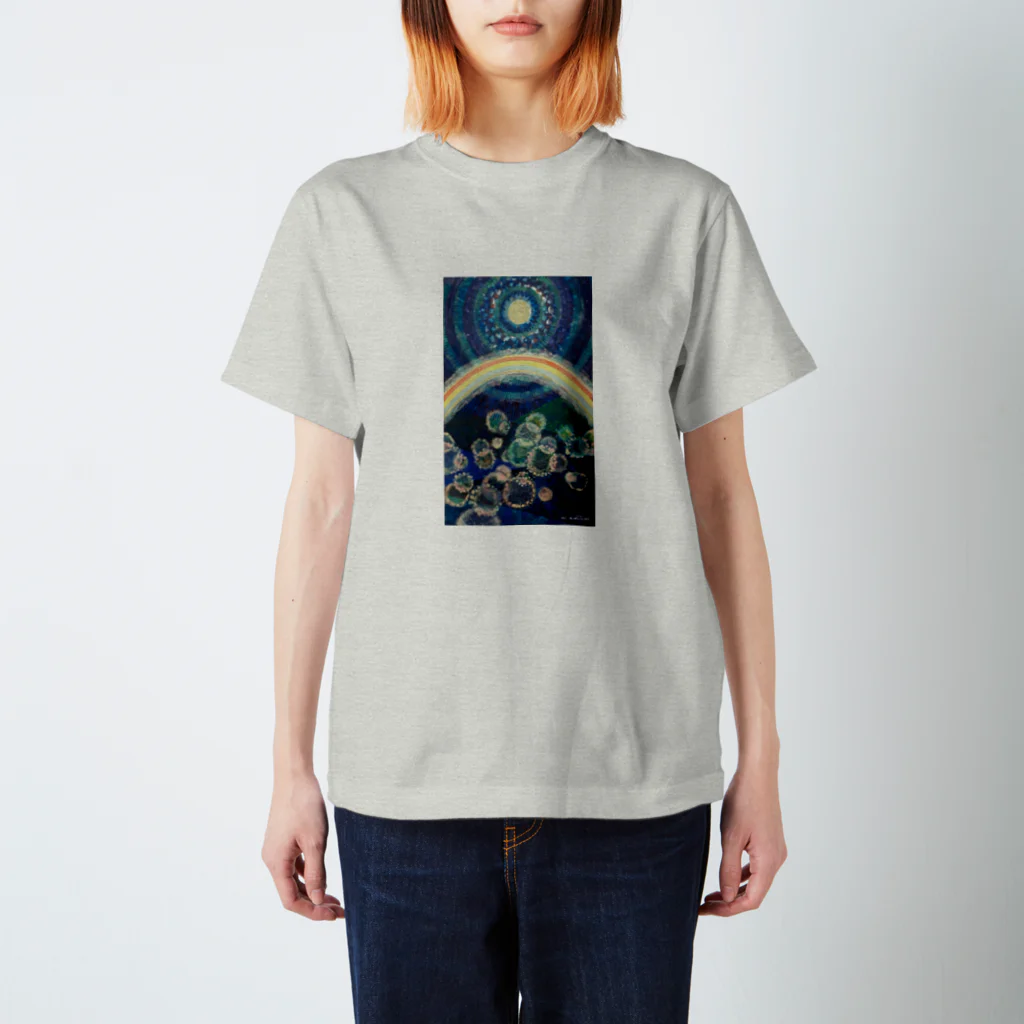 ælicoの月と虹 スタンダードTシャツ