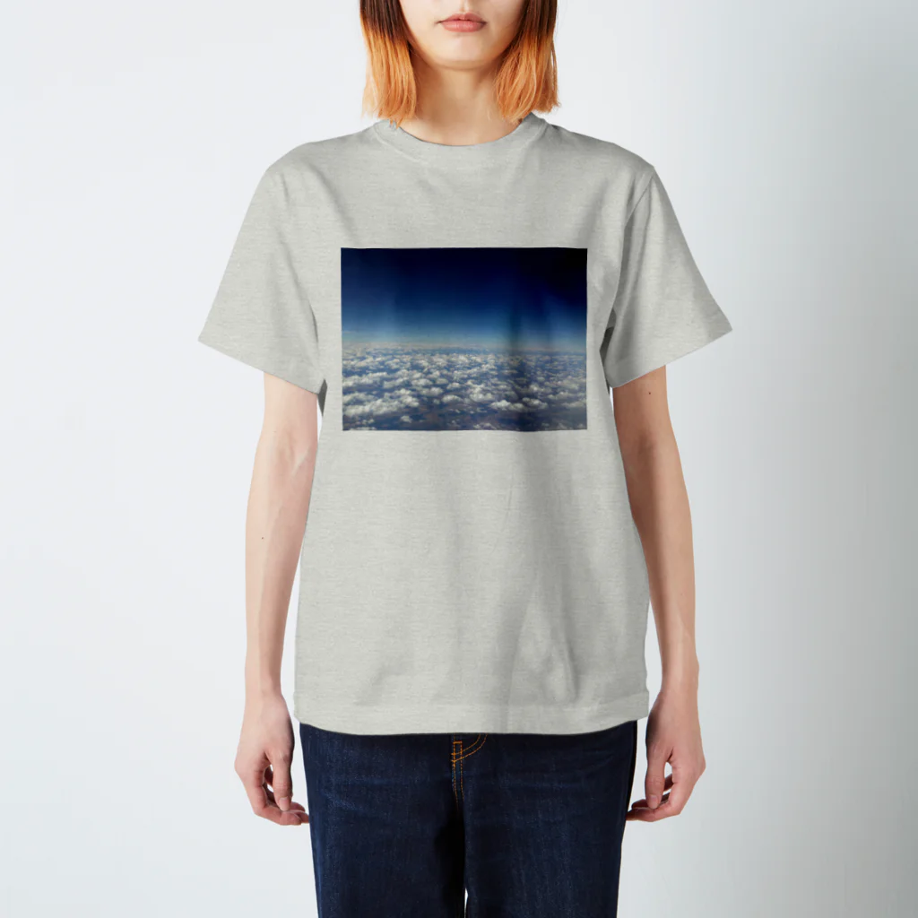 旅人の木@蒼也の空から地上を見てみよう(写真) スタンダードTシャツ