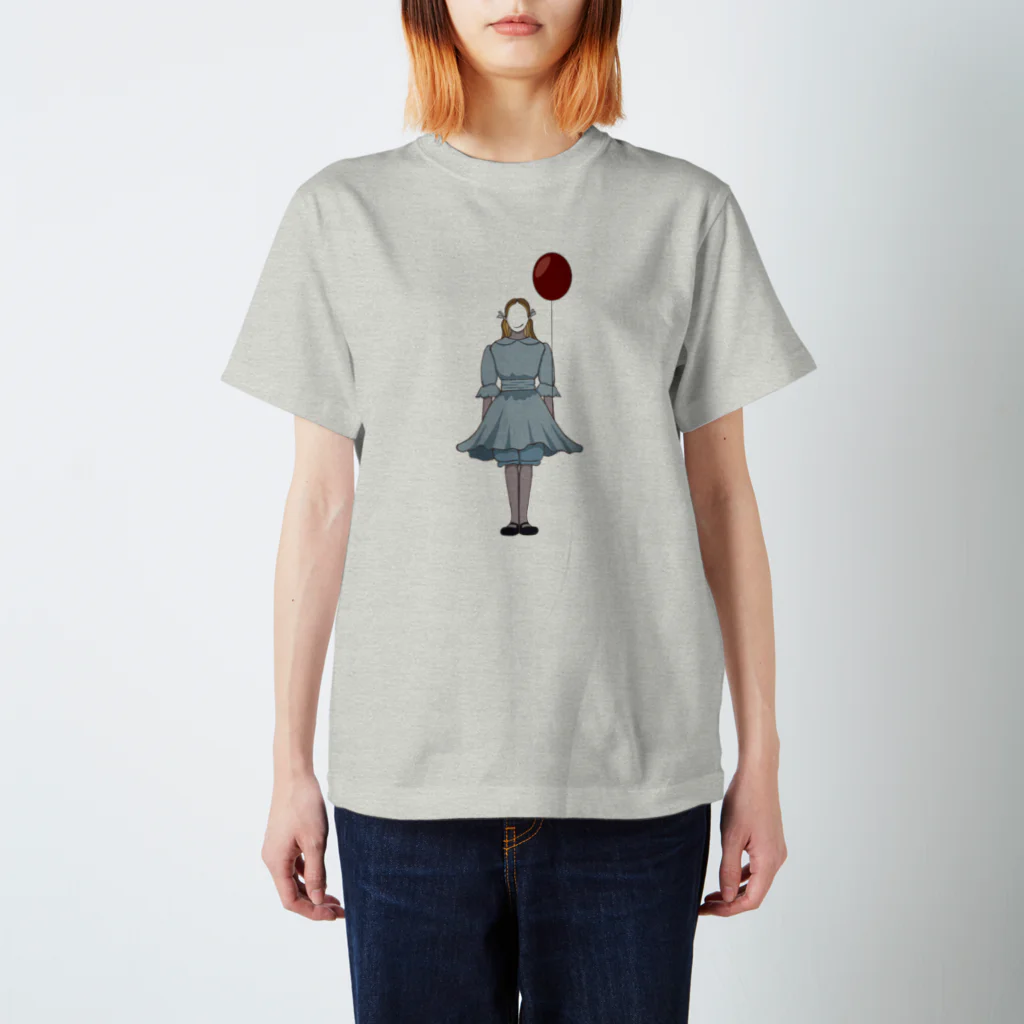 prunelleの風船と女の子 スタンダードTシャツ