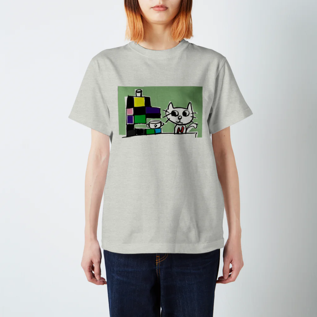 woolrecordのnekock スタンダードTシャツ