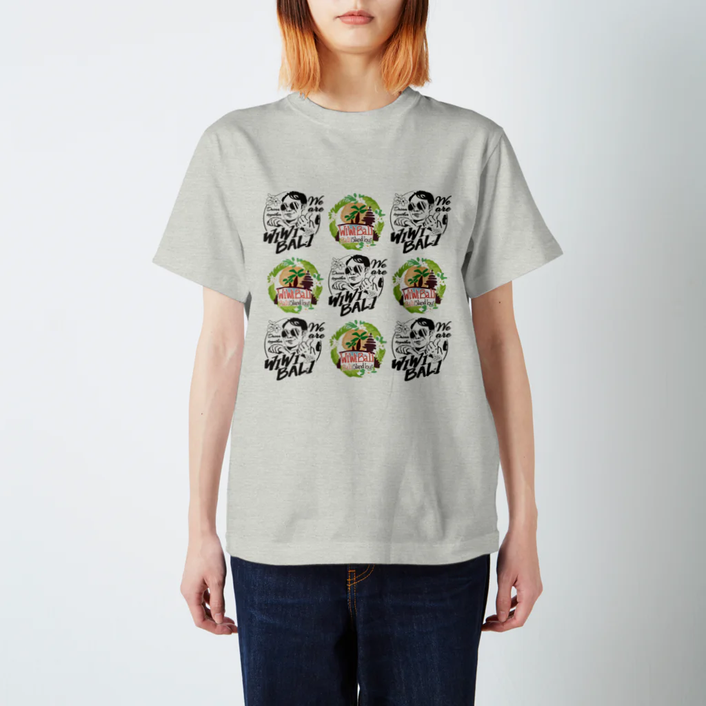ウィウィバリ〜wiwiBALI〜の【チャリティーグッツ】Tシャツ wiwiBALIロゴ③ Regular Fit T-Shirt