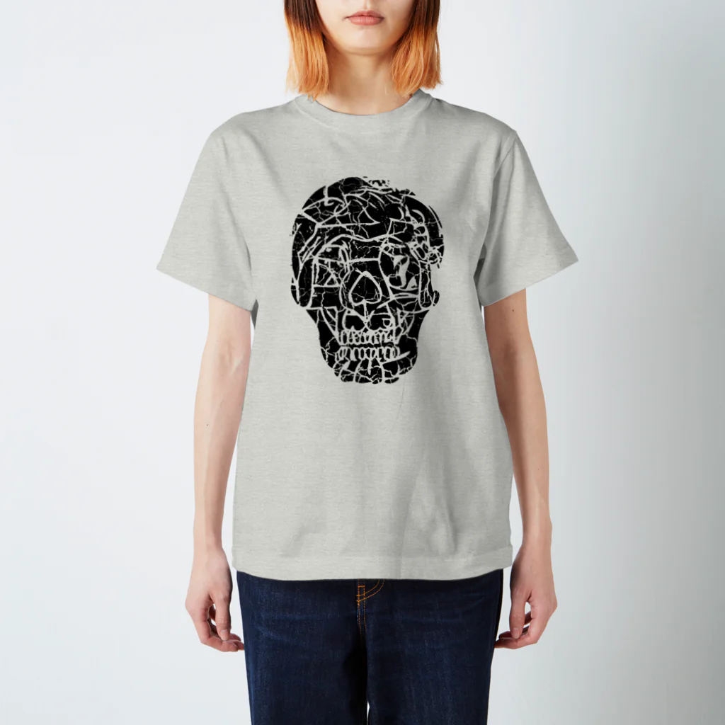 ふじい / FujiiのSkull スタンダードTシャツ