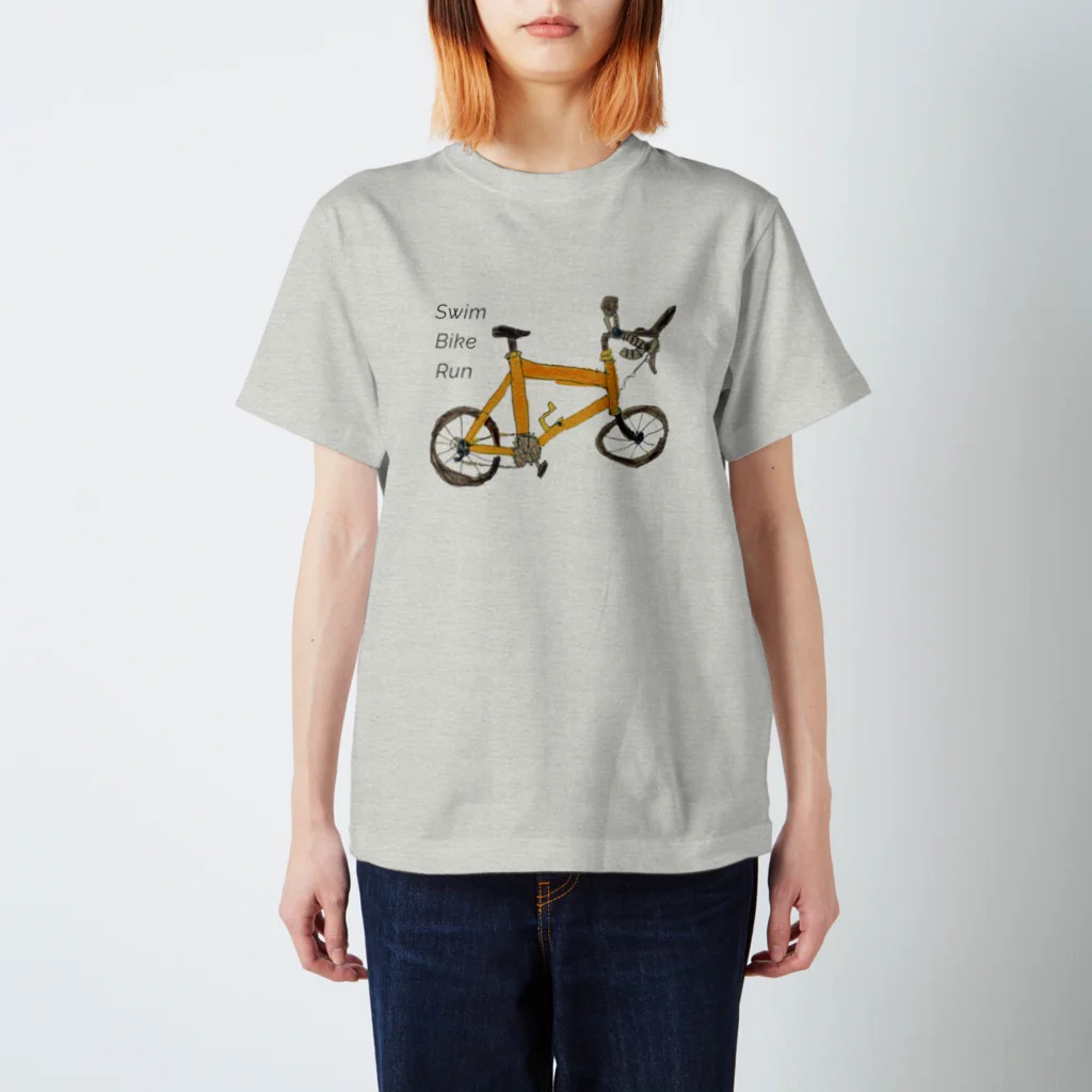 ニャンモナイト商會の父ちゃんのカッコイイ自転車 スタンダードTシャツ