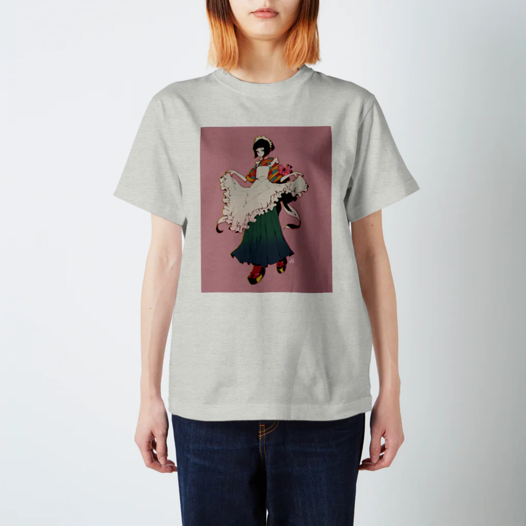 朝際イコ/ ICO ASAGIWAの喫茶あさぎわの女給さん Regular Fit T-Shirt