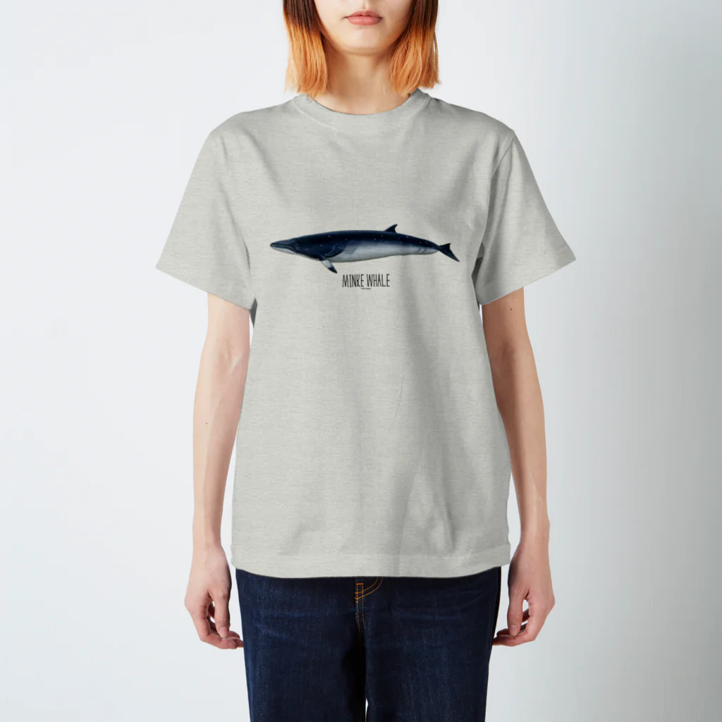 オガワユミエのミンククジラ スタンダードTシャツ