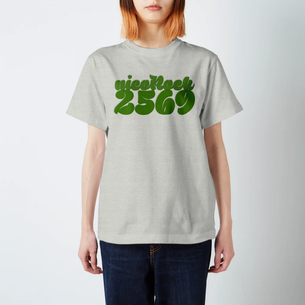 NicoRock 2569のnicorock2569_stitch_green Regular Fit T-Shirt