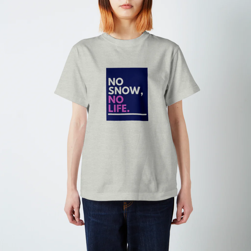WHITETREE（ホワイトツリー）のNO SNOW NO LIFE #001 スタンダードTシャツ