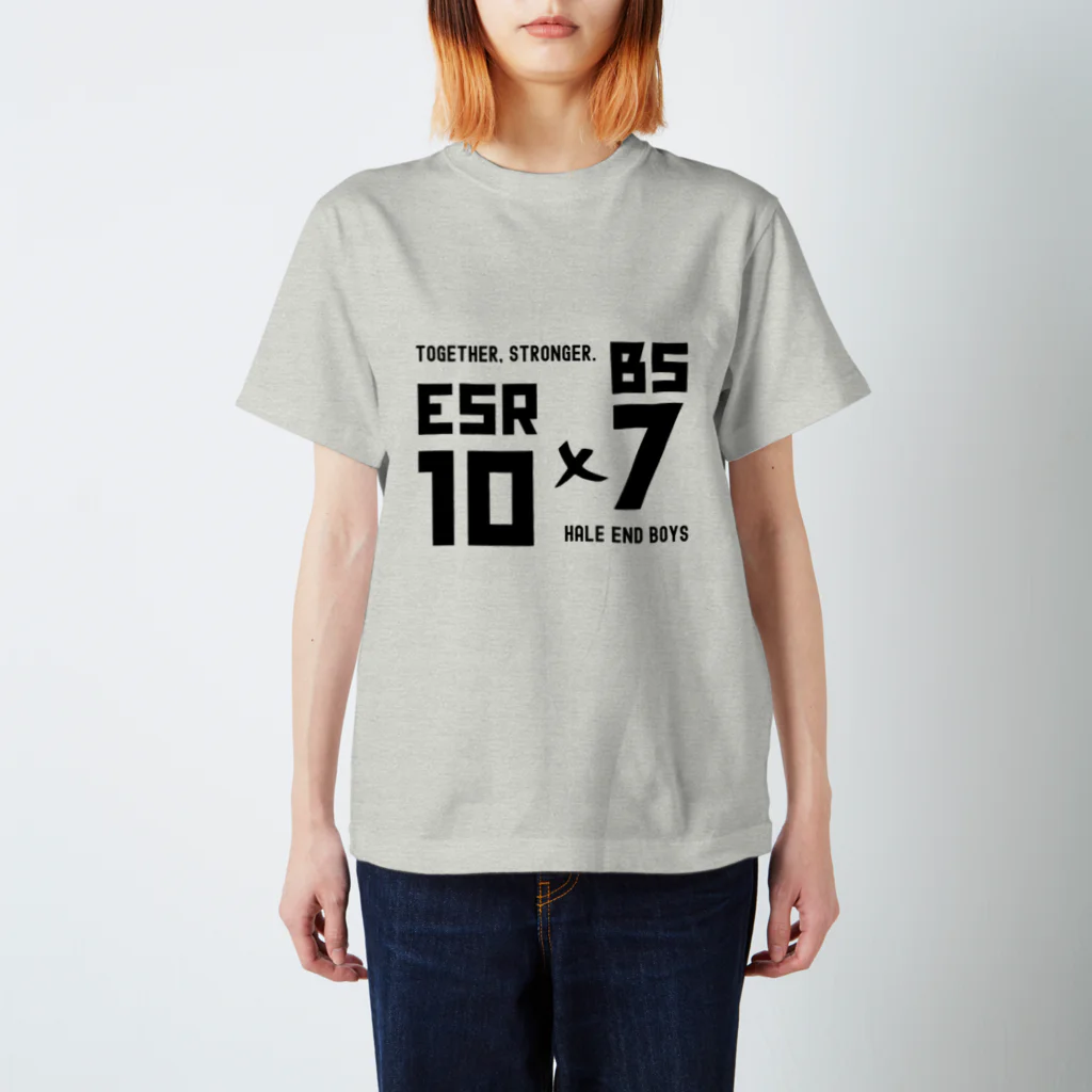 Design UKのサカ&スミスロウ モノトーン 티셔츠