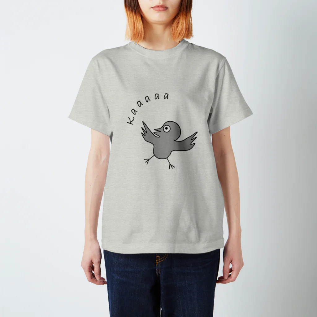 つらみんのからす スタンダードTシャツ