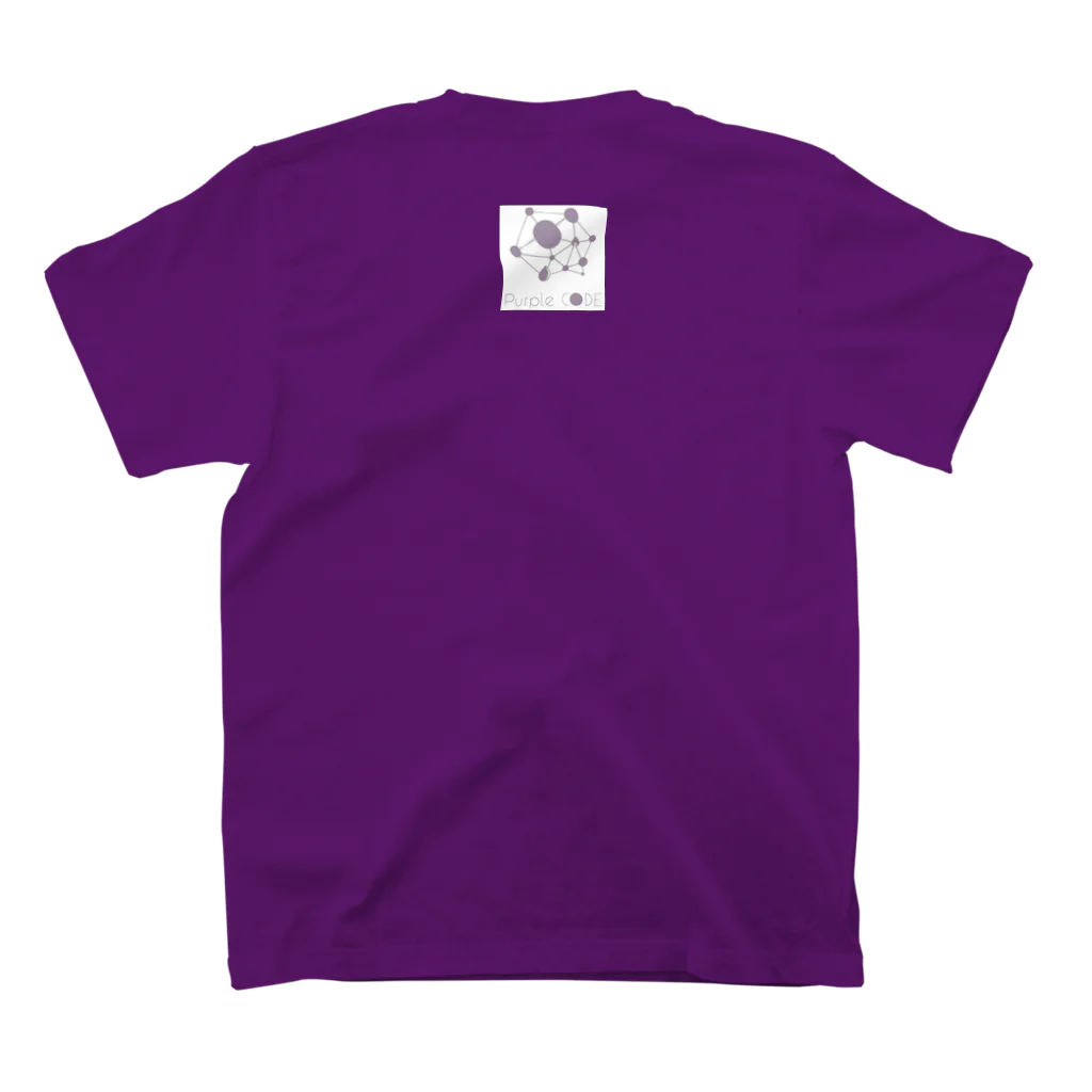 NPO法人 Purple CodeのPurple Code スタッフ用 スタンダードTシャツの裏面