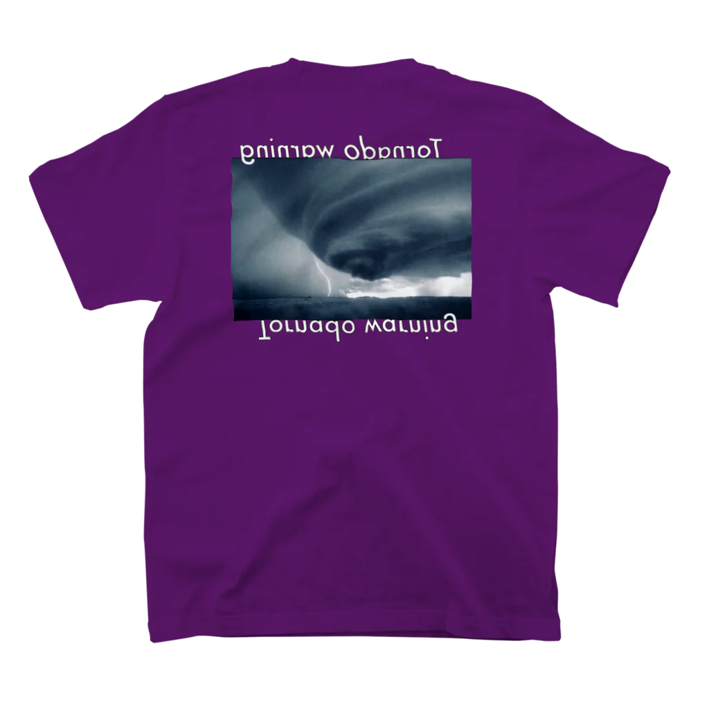 CAMpのTornado warning スタンダードTシャツの裏面