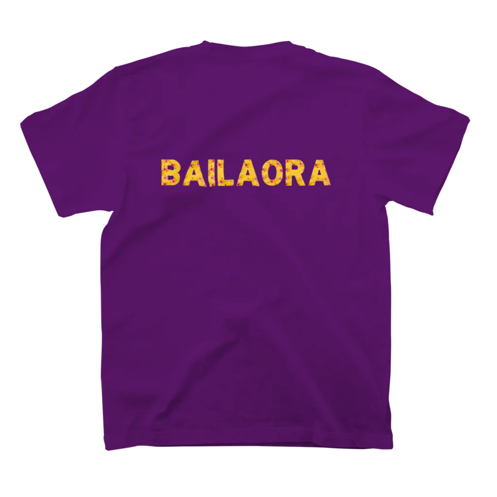 Tienda de FlamencoloresのROSA BAILAORA AMARILLA スタンダードTシャツの裏面