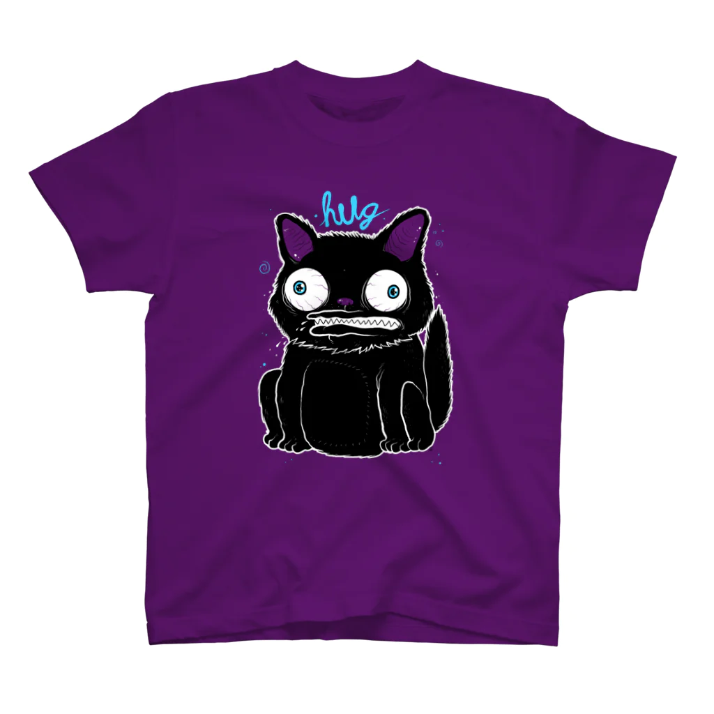 HUGオフォシャルショップのBlack Cat Takes Good Luck Regular Fit T-Shirt