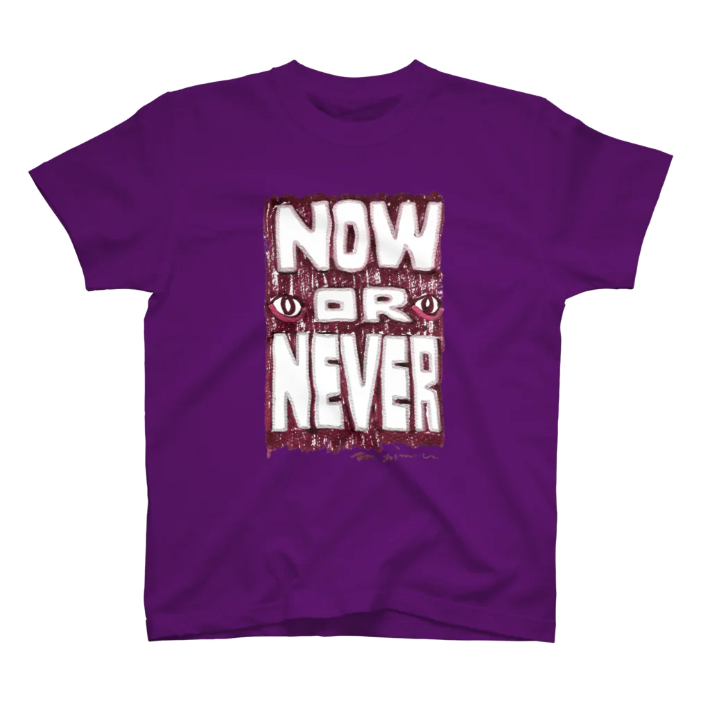 masahiro_minami_artのNOW OR NEVER スタンダードTシャツ