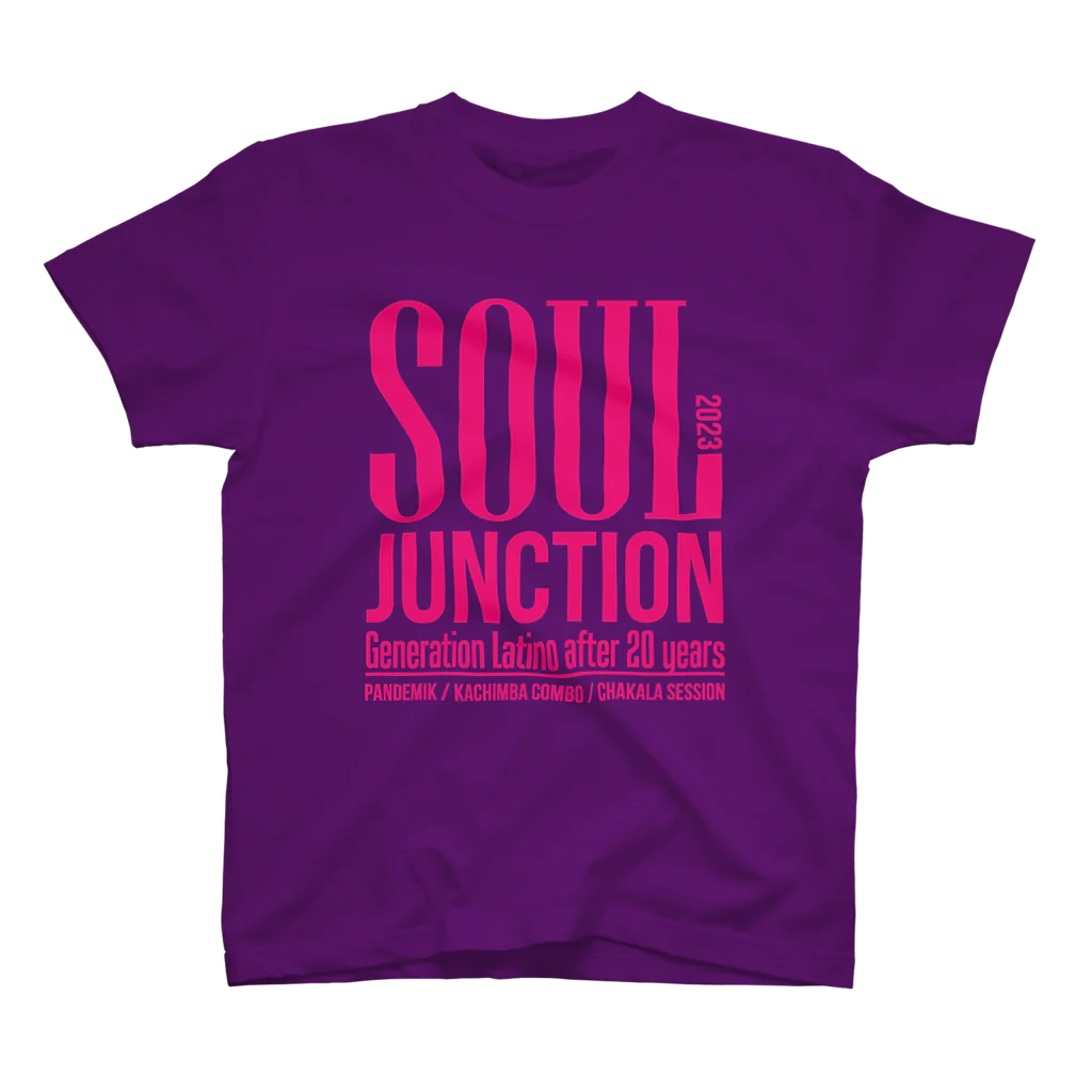 NS Records Japan ShopのSOUL JUNCTION 2023 記念Tshirt -rosa- スタンダードTシャツ