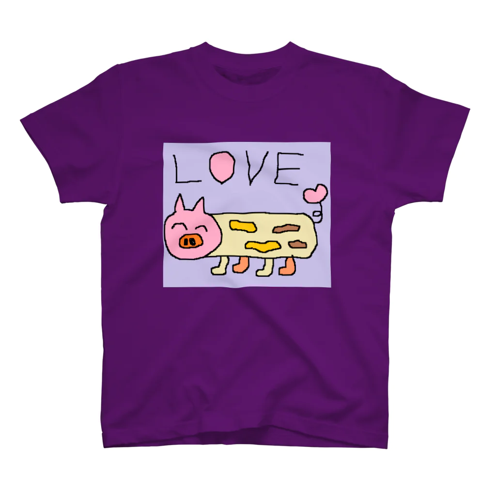 みっちゃんこみゅSHOPのちくわぶた スタンダードTシャツ