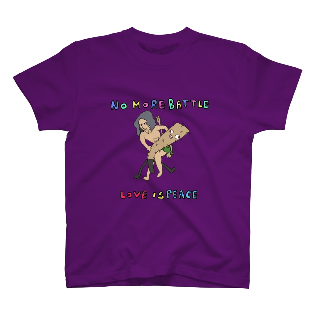 スタジオNGC　オフィシャルショップの野水伊織 作『LOVE IS PEACE』 Regular Fit T-Shirt