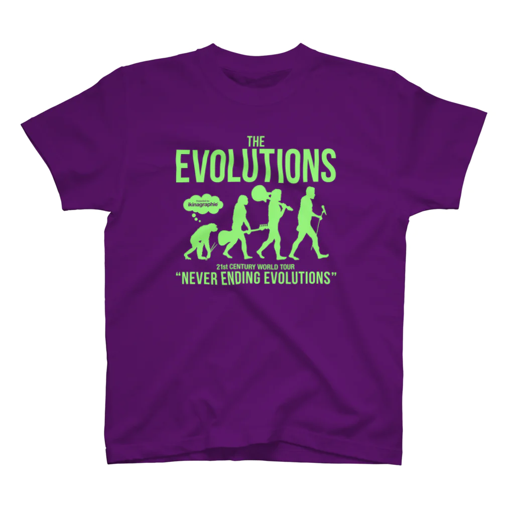 ikinagraphieのTHE EVOLUTIONS Regular Fit T-Shirt