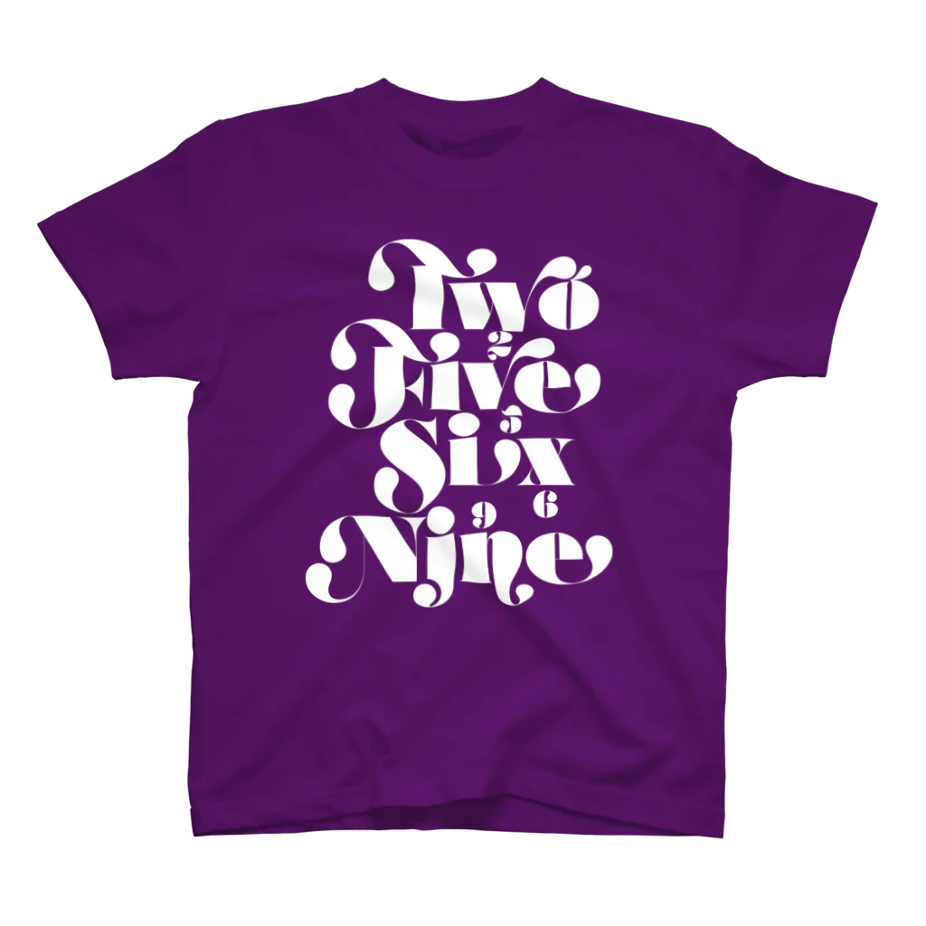 NicoRock 2569のTwoFiveSixNine Shiro スタンダードTシャツ